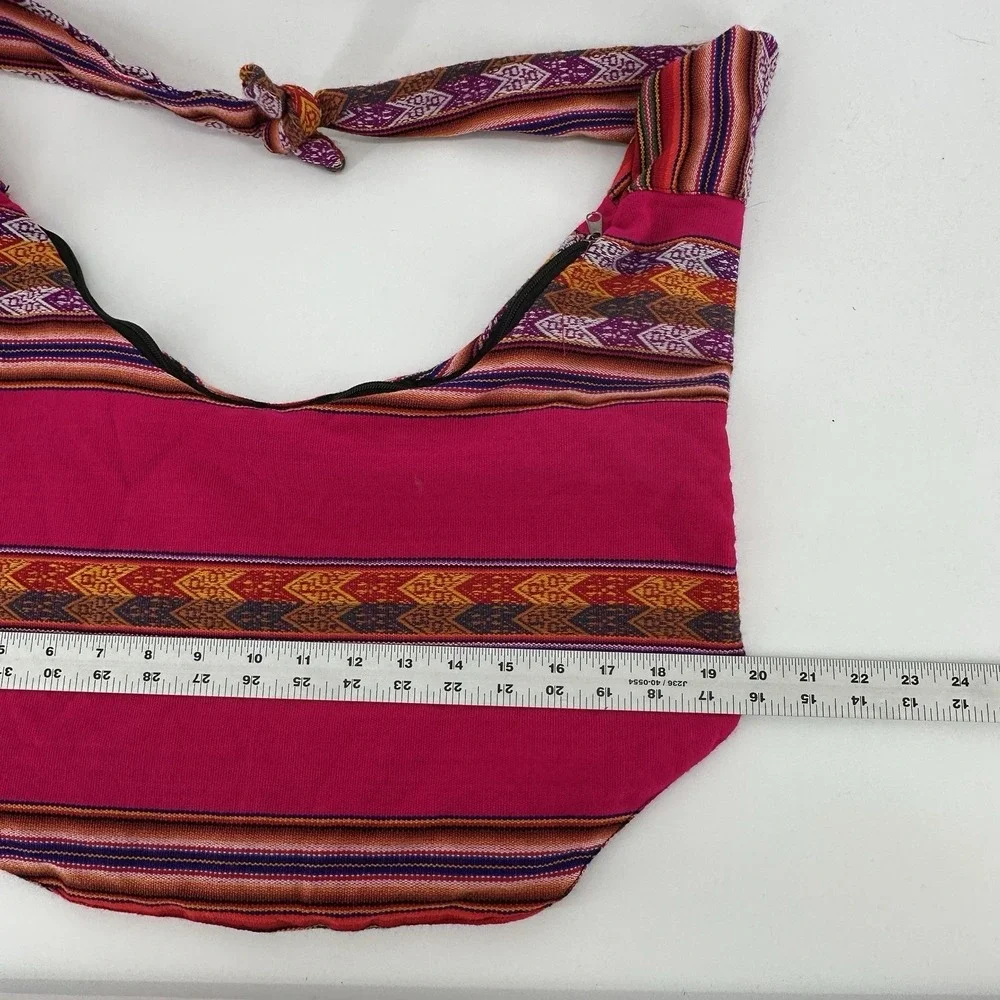 Boho Sling Bag Crossbody Hobo Hippies Ethnic Handmade Stylish Multi-Color